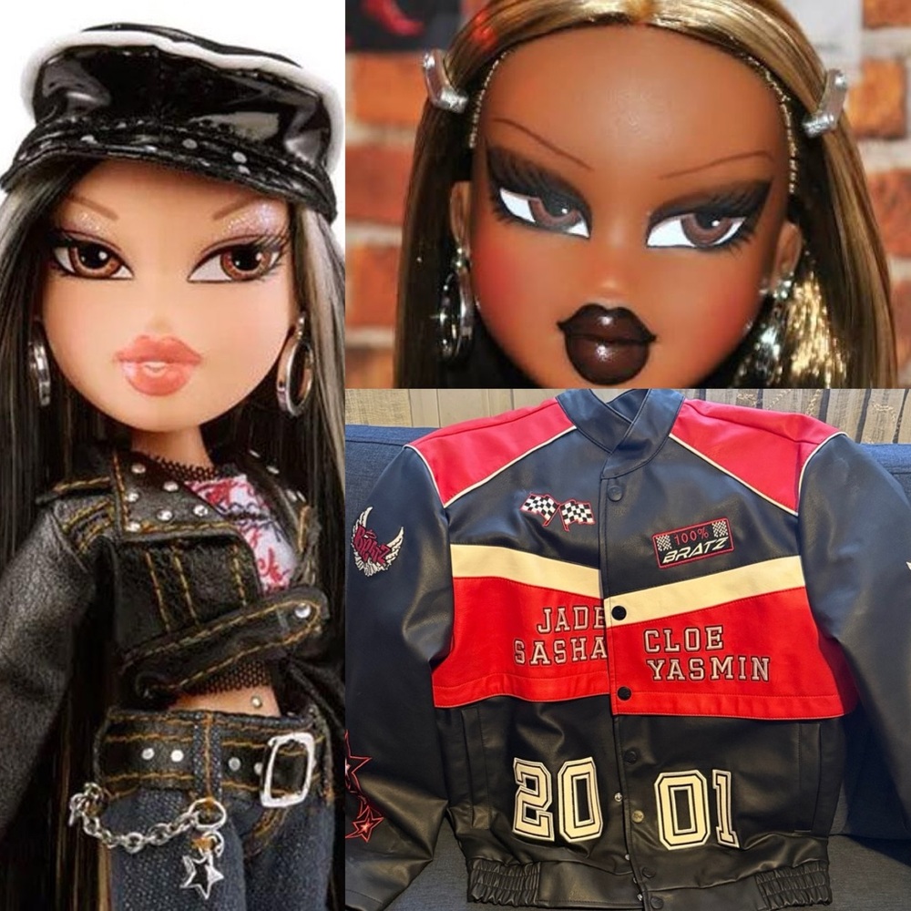 F21 BRATZ MOTO BOMBER JACKET